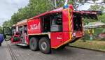 =Flugfeldl�schfahrzeug 40/60-6 der Bundeswehrfeuerwehr des Heeresflugplatzes Fritzlar, gesehen beim Hessentag in Fulda, 06-2026.