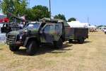 Gepanzerte Mercedes Benz G-Klasse der Bundeswehr am 13.06.25 auf dem Hessentag Bad Vilbel 2025