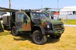Gepanzerte Mercedes Benz G-Klasse der Bundeswehr am 13.06.25 auf dem Hessentag Bad Vilbel 2025