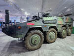 Im Bild das gepanzerte Transport-Kraftfahrzeug (GTK) BOXER der Bundeswehr.