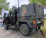 =MOWAG Eagle 4x4, 5 Zyl., 250 PS als Einsatzfahrzeug der Bundeswehr, ausgestellt beim Hessentag in Fulda, 06-2026