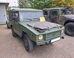 VW Typ 183 'Iltis' aus dem Jahr 1980. Er wurde von 1978 bis 1988 in Deutschland produziert wurde. Der Typ 183 wurde bei Audi unter der Leitung von Roland Gumpert (*1944) entwickelt. Er war Nachfolger des VW Typ 181 'K�belwagen' bei der Deutschen Bund ...
