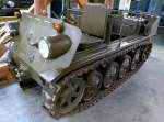 Gebirgskarette, von diesem militärischen Zug-und Transportfahrzeug wurden von den NSU-Werken 1960 drei Prototypen gebaut, war eine Weiterentwicklung des NSU-Kettenkrades aus dem II.Weltkrieg, Wehrtechnische Studiensammlung Koblenz, Sept.2014