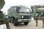 Bundeswehr Mercedes Benz Axor am 03.10.21 in Hockenheim im Fahrerlager