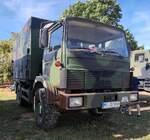 =Iveco in Milit�rausf�hrung, ausgestellt bei der Oldtimerveranstaltung der OLDTIMERFREUNDE OHMTAL in Dannenrod, 09-2025
