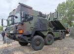 =Rheinmetall 15 T GL MULTI 2 als Einsatzfahrzeug der Bundeswehr, ausgestellt beim Hessentag in Fulda, 06-2026