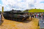 Krauss Maffei Wegmann Bundeswehr Kampfpanzer Leopard 2A7 am 06.06.26 beim Tag der Bundeswehr in Kastellaun 