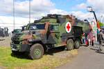 EAGLE V6x6 Bundeswehr gepanzerter Krankentransporter am 08.05.26 in Fulda auf der Rettmobil