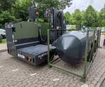 =Hubtex ML 50H ist ein Mehrweg-Seitenstapler speziell entwickelt f�r die Bundeswehr.