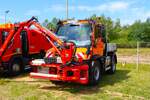 Mercedes Benz Unimog U427 Bundeswehr Gel�ndebetreuung am 06.06.26 beim Tag der Bundeswehr in Kastellaun 