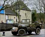 Dieser belgische Militr Jeep stand am 05.02.2011 vor dem Schloss in Wiltz abgestellt, auch er hat an der 22. Winter Rally der belgischen Militr Fahrzeuge teilgenommen. 
Gru und Danke an den Fahrer dieses Jeeps, der mir sagte, dass in krze ein ganzer Tross von Miltrfahrzeugen in Wiltz eintreffen wrde.