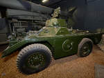 Ein Radpanzer FV701 Ferret Mk.4 im Imperial War Museum von Duxford.