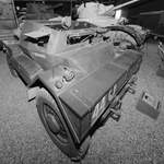 Ein zweisitziger britischer Spähpanzer Daimler Dingo im Imperial War Museum Duxford. (September 2013)