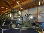 Die 35mm-Flugabwehrkanone 63/75 der schweizerischen Luftwaffe ist Teil der Ausstellung im Flieger-Flab-Museum Dübendorf.