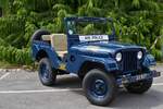 Restaurierter Willys Jeep, war am Tag der offenen Tür bei der luxemburgischen Armee ausgestellt.