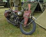 Eine weiteres Harley Davidson Motorrad, war am Tag der offenen Tür bei der luxemburgischen Armee zu sehen.