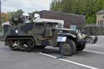 M16 MGMC Halbkettenfahrzeug, war beim Tag der offenen Tür der luxemburgischen Armee zusehen.