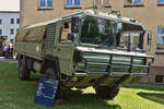 MAN LKW 4x4, mit kurzem Chassis, aufgenommen am Tag der offenen Tr der luxemburgischen Armee.