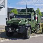 EAGLE 6x6 Krankenwagender luxemburgischen Armee konnte am Tag der offenen Tr der luxemburgischen Armee unter die Lupe genommen werden.