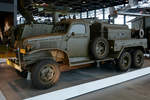 GMC CCKW 353 Tankfahrzeug ist Teil der Ausstellung im Nationalen Militärmuseum Soesterberg.