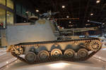 Diese AMX PRA Haubitze war Ende Dezember 2016 im Nationalen Militärmuseum Soesterberg zu sehen.