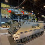 Ein M106A1 Panzermörser war Ende Dezember 2016 im Nationalen Militärmuseum Soesterberg zu sehen.