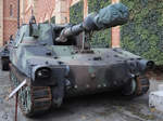 Eine Panzerhaubitze M109A5Ö im Heeresgeschichtlichen Museum Wien (November 2010)