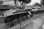 Die Selbstfahrlafette SU-76 in der Zweigstelle Fort IX  Sadyba  des Armeemuseums Warschau.