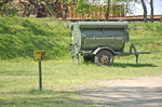 Tank trailer am Fort Gerharda in Świnoujście (Swinemünde).