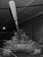 Ein Kampfpanzer T-55 in Duxford.