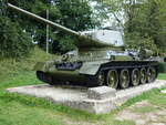 Kampfpanzer T34 im Schlachtdenkmal in Svidnik, Slowakei (31.08.2020)