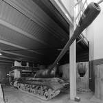 Ein schwerer Kampfpanzer JS-2M im Imperial War Museum von Duxford.