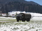 Schweizer Militär - Saurer unterwegs am Scheltenpass am 29.04.2017