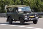 Czech Army / Land Rover Defender 130 Kajman wurde an der Autobahn A6 Abfahrt Alfeld am 06.