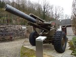 Haubitze M1A1, 155 mm, steht vor dem Nationalen Museum für Militärgeschichte in Diekirch, 11.03.2016
