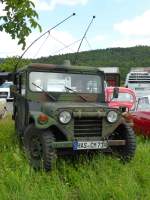 Willys Jeep steht bei den Fladungen Classics 2014