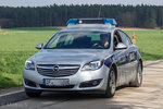 Opel Insignia CDTi Streifenwagen der Militärpolizei des 527th Military Police Company der U.S.-Army Aufgenommen bei der Luftlandeübung Saber Junction 16 bei Egelsee am 12.April 2016