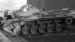 Ein Kampfpanzer M48 Patton im Auto- und Technikmuseum Sinsheim.