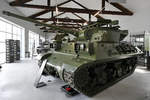 Der Jagdpanzer M36 Jackson ist Teil der Ausstellung im Park der Militärgeschichte in Pivka.