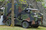 LKW unbekannter Marke der Bundeswehr, zu Gast am Tag der offenen Tür bei der luxemburgischen Armee.