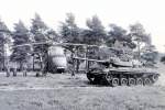 M 41 - Panzer bei Vorbeifahrt an Hubschrauber H-34. Aufnahmejahr 1964 !! 