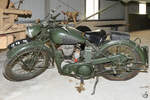 Ein BSA M20-Motorrad ist Teil der Ausstellung im Maltesischen Luftfahrtmuseum.