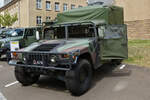 Auch dieser Hummer mit Pritschenaufbau, war am Tag der offenen Tür bei der luxemburgischen Armee ausgestellt.