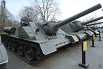 Der Jagdpanzer SU-122 im Nationalen Museum der Geschichte der Ukraine im 2.