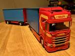 Der Scania H�ngerzug von Seiler Transporte von Tekno, am 25.5.26.