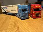 Die beiden Walliser Scania von Domig und Seiler Transporte von Tekno, am 26.5.26.