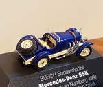 Heckansicht des Mercedes Benz Typ SSK ( 1928 -1932 )  SSK bedeutet Supersport Kurz.