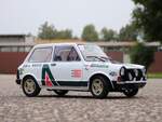 Autobianchi A 112 Abarth  Alitalia  von Solido im Maßstab 1/18