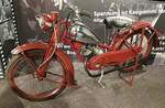 =NSU-Moped, präsentiert vom Zylinderhaus in Bernkastel-Kues, 04-2023