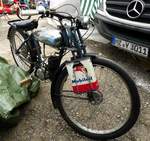 =unbekanntes Moped, gesehen bei dem Veterama 2016 in Mannheim, Juli 2016